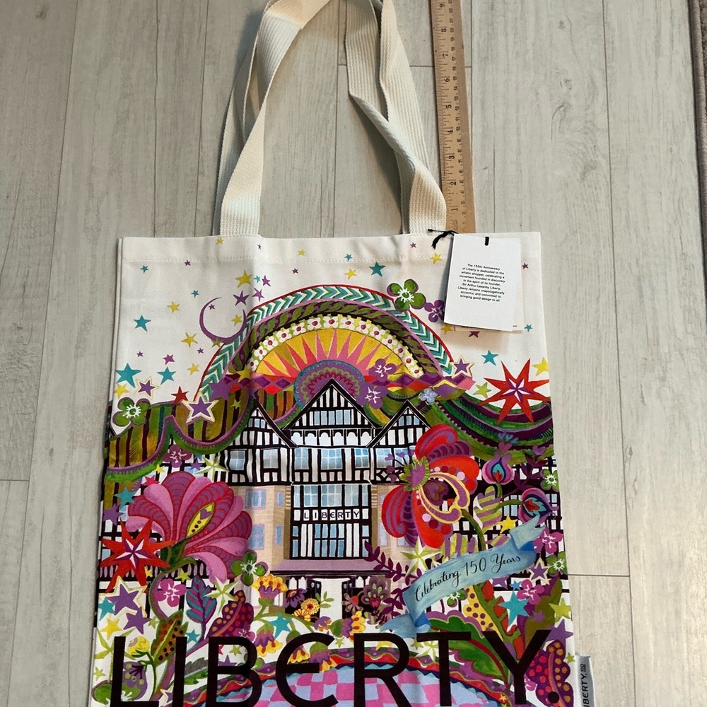 Liberty of London 150th Anniversary Tote & Puzzle - Picture 4 of 9
